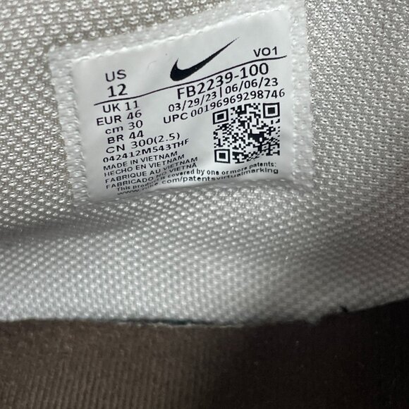 Nike LeBron Witness 8 White Mens Basketball FB2239-100 VNDS Sz 12 main image 5